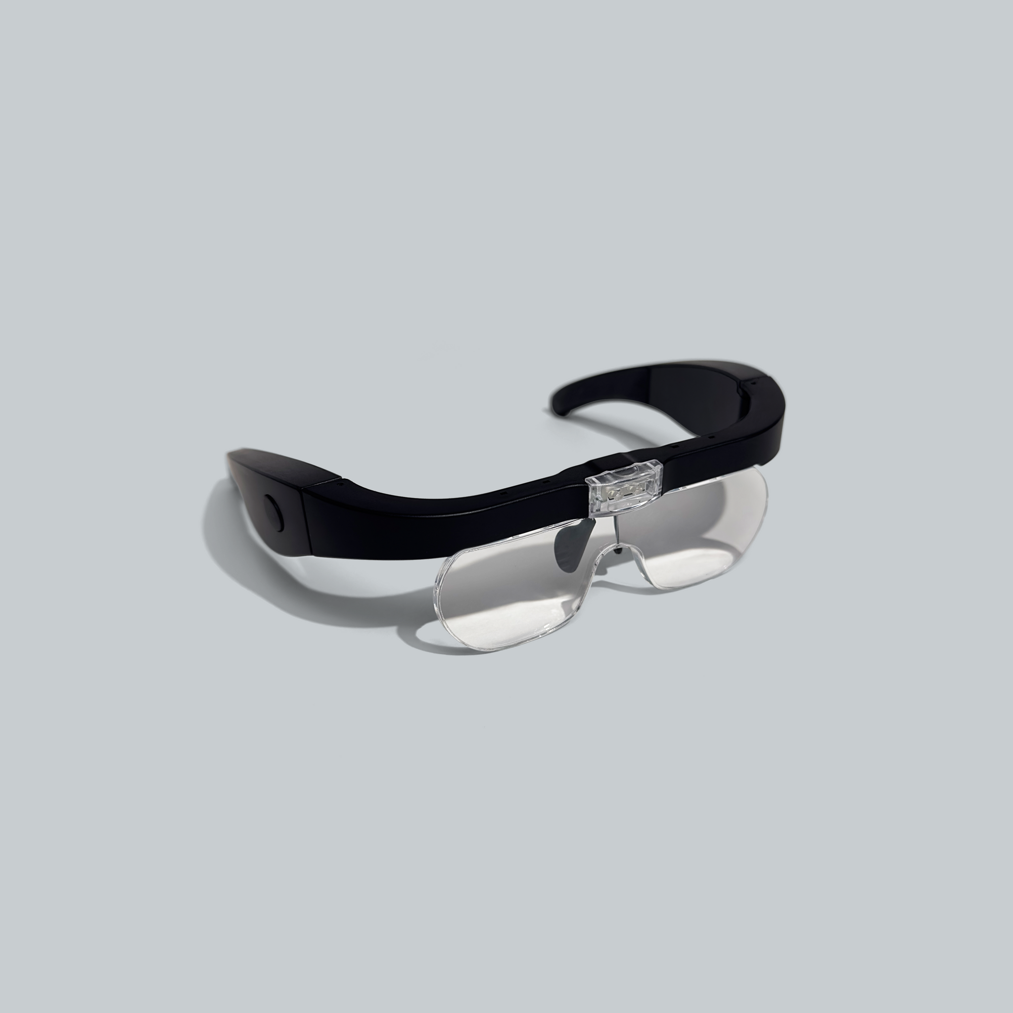 Black Rechargeable LED Magnifying Glasses - Lash Line