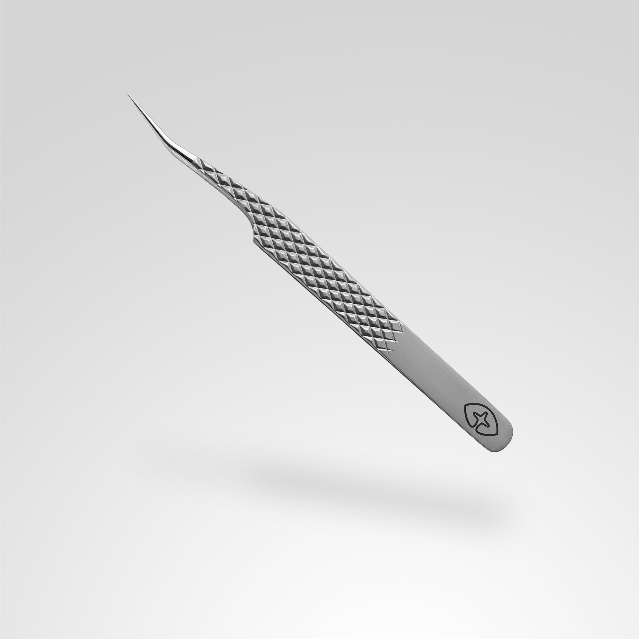Iso 20 eyelash extension tweezer with 20 degree bent isolation tip