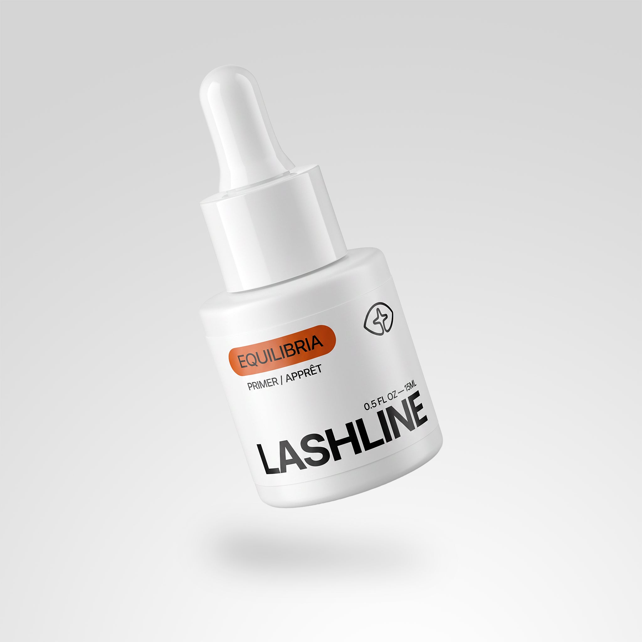 Equilibria lash extension primer 15ml glass dropper bottle
